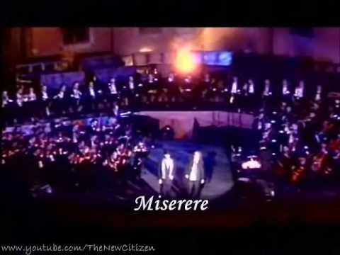 Profilový obrázek - Andrea Bocelli & Zucchero Fornaciari - Miserere (Live) (English lyrics translation)
