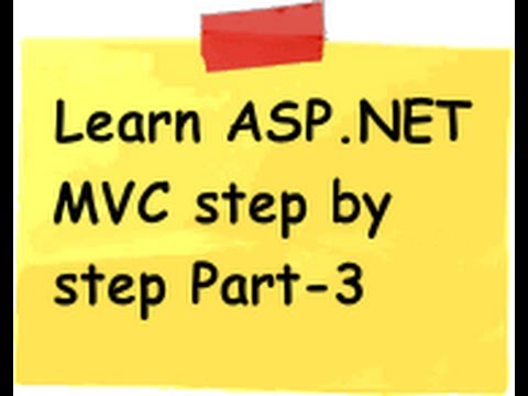 Profilový obrázek - ASP.NET MVC Model view controller ( MVC) Step by Step Part 3