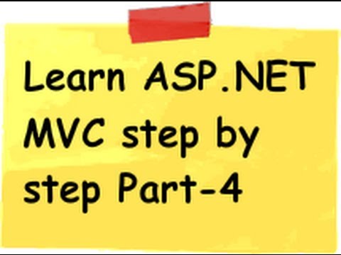 Profilový obrázek - ASP.NET MVC Model view controller ( MVC) Step by Step Part 4