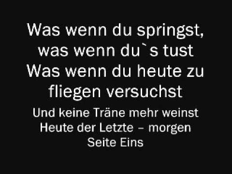 Profilový obrázek - Christina Stürmer - Seite Eins (Lyrics & English Translation)