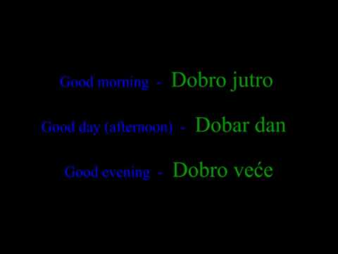 Profilový obrázek - Croatian 101 - Lesson 4 (Greetings)