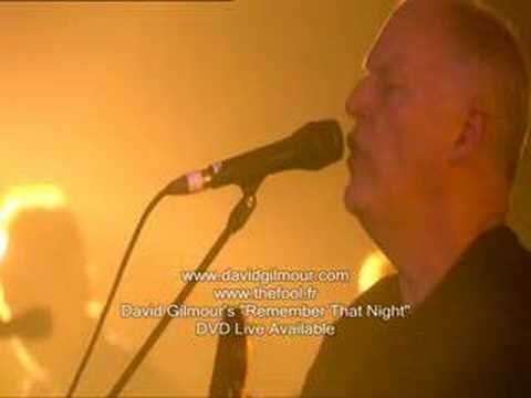 Profilový obrázek - David Gilmour Remember That Night DVD