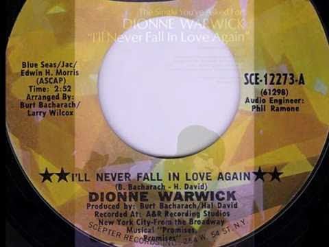 Profilový obrázek - Dionne Warwick I'll Never Fall In Love Again 1970 Smash Hit
