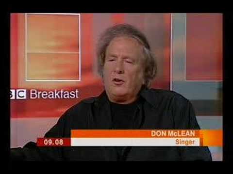 Profilový obrázek - Don McLean on BBC Breakfast