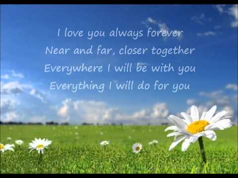Profilový obrázek - Donna Lewis - I Love You Always Forever (Lyrics)
