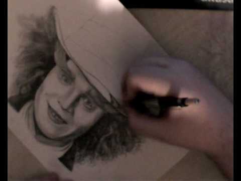 Profilový obrázek - Drawing the Mad Hatter - Johnny Depp - Alice in Wonderland 