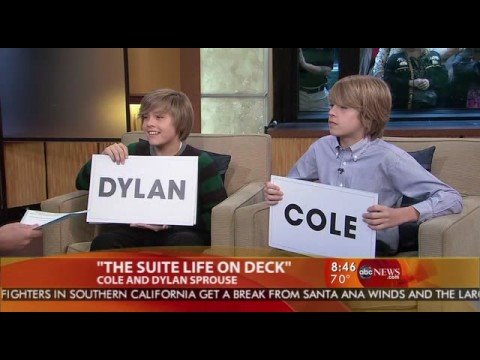 Profilový obrázek - Dylan a Cole Sprouse ... Dobré ráno