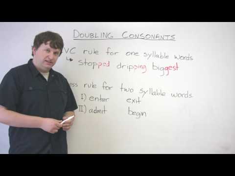 Profilový obrázek - English Spelling - When to Double Consonants