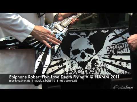 Profilový obrázek - Epiphone Robert Flynn Love Death Flying V @ NAMM 2011 (english)