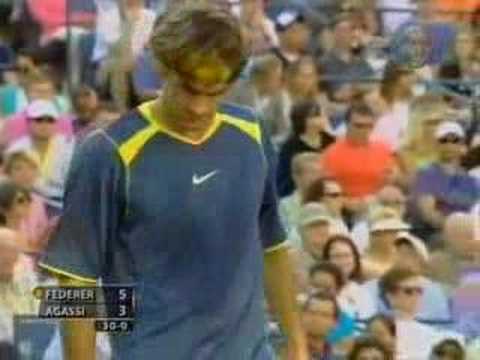 Profilový obrázek - Federer Agassi USO 2005 Final Highlights Part 1