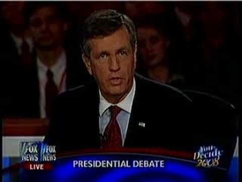 Profilový obrázek - Fox News GOP Presidential Debate 1-10-08 Part 4/10