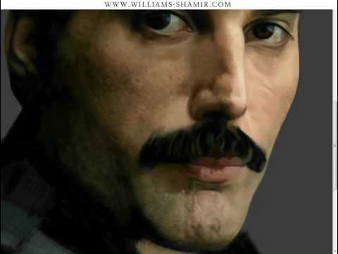 Profilový obrázek - Freddie Mercury - speed painting by Williams Shamir