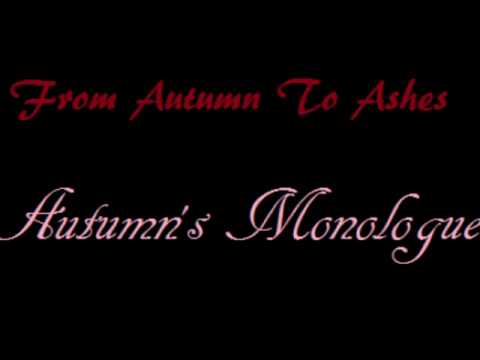 Profilový obrázek - From Autumn To Ashes - Autumn's Monologue.