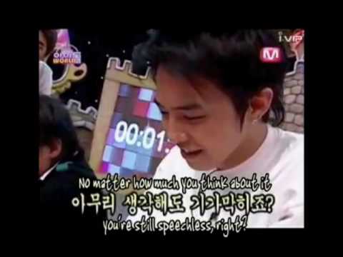 Profilový obrázek - G-Dragon crying competition (eng sub)