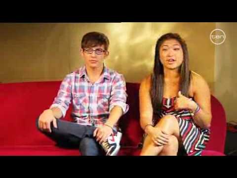 Profilový obrázek - Glee Kevin McHale & Jenna Ushkowitz Australian Interview Channel 10