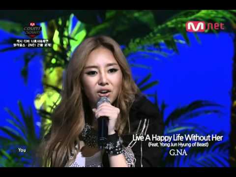 Profilový obrázek - G.NA_Live A Happy Life Without Her (Feat. Yong Jun Hyung of Beast)