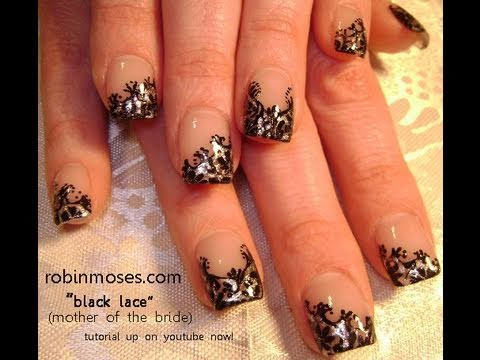 Profilový obrázek - gothic black and silver lace: bridal nails gothic victorian steampunk robin moses nail art tutorial
