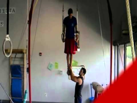 Profilový obrázek - Gymnastics strength progression video 2 - Iron cross