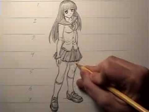 Profilový obrázek - How to Draw a Female Body, Manga Style: Proportions