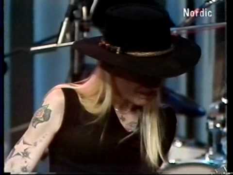 Profilový obrázek - Johnny Winter's awesome speed in 'Sound the Bell' 1987 Sweden in a tv studio