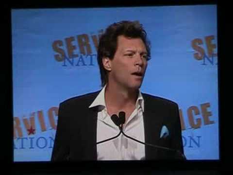 Profilový obrázek - Jon Bon Jovi's speech at the Service Nation Summit