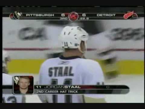 Profilový obrázek - Jordan Staal's second career Hat Trick vs Detroit Red Wings 11/11/08