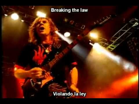 Profilový obrázek - Judas Priest - Breaking The Law (lyrics y subtitulos en español)