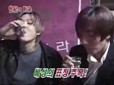 Profilový obrázek - Kangta imitates how Hyesung drinks