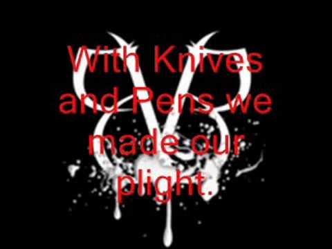 Profilový obrázek - Knives and Pens with lyrics!