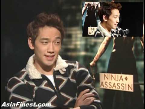 Profilový obrázek - Korean Rain Bi 비 Ninja Assassin Movie Interview in New York City. Jung Ji Hoon