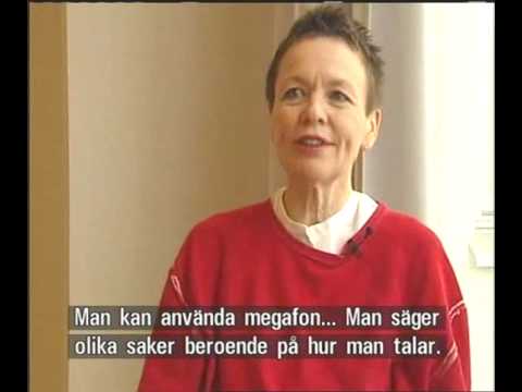 Profilový obrázek - Laurie Anderson - interview Swedish TV 2007