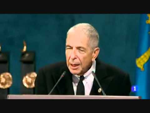 Profilový obrázek - Leonard Cohen's Prince Of Asturias Speech - No Overdubbing