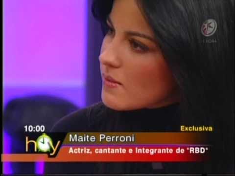 Profilový obrázek - Maite Perroni en Hoy (24.01.08)