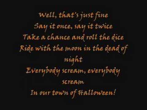 Profilový obrázek - Marilyn Manson - This is Halloween lyrics