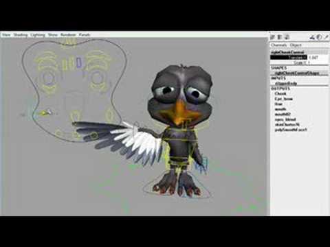 Profilový obrázek - Maya rigging demo 2008 of a cartoon bird rig HD 1280 x 720