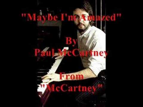 Profilový obrázek - "Maybe I'm Amazed" By Paul McCartney
