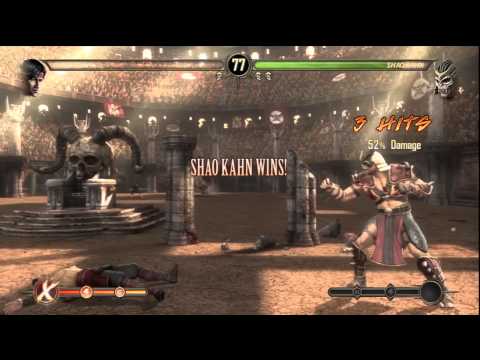 Profilový obrázek - Mortal Kombat 9 - How to beat Shao Kahn vs Liu Kang story mode, the easy way.