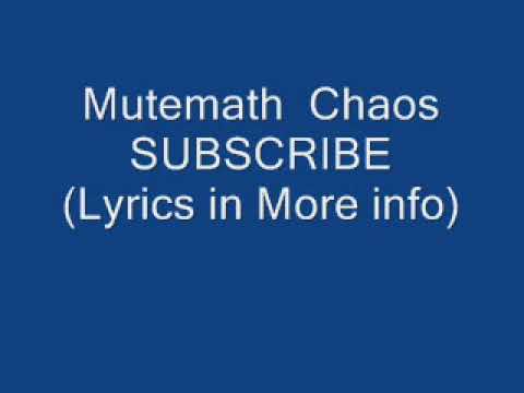 Profilový obrázek - Mutemath Chaos