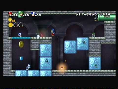 Profilový obrázek - New Super Mario Bros Wii Multiplayer Playthrough : World 3 - Lemmy's Castle 2