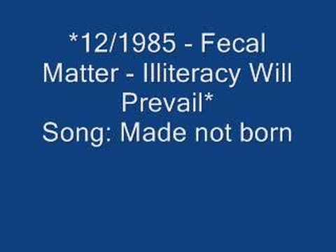 Profilový obrázek - Nirvana - Made not born (Fecal matter)