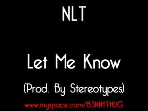 Profilový obrázek - NLT - Let Me Know (Prod. By Stereotypes)