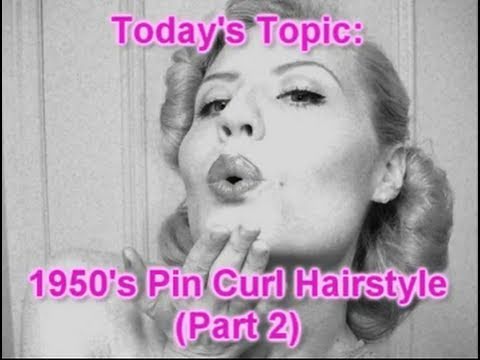 Profilový obrázek - PART 2: Pretty, Polished, Playful Pin Curls!! A 1950s Hairstyle Tutorial