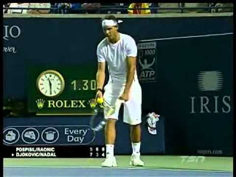 Profilový obrázek - Rafael Nadal/ Novak Djokovic- Rogers Cup 2010 Double( TieBreak Highlight) 