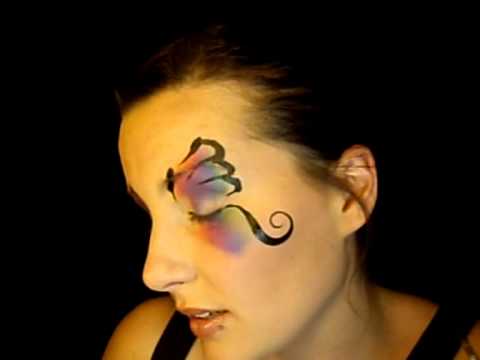 Profilový obrázek - RAINBOW BUTTERFLY - Face Painting/ Fancy Dress Make up by Becxstar - how to