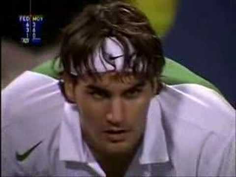 Profilový obrázek - Roger Federer v Carlos Moya: 2004 TMC RR3 Highlights