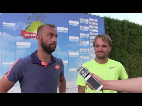 Profilový obrázek - Roman Jebavý a David Novák po prvním kole deblu na turnaji Futures v Pardubicích