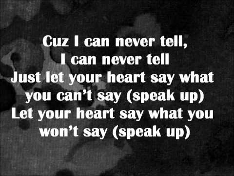 Profilový obrázek - Speak Up (With Lyrics) - Ryan Tedder