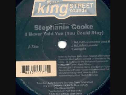 Profilový obrázek - Stephanie Cooke - I Never Told You (You Could Stay) (NuLife Ricanstruction Vocal Mix)