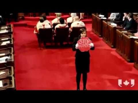 Profilový obrázek - "Stop Harper" Senate Page Protester Throne Speech