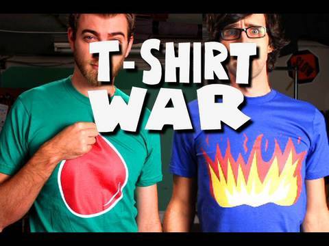 Profilový obrázek - T-SHIRT WAR!! (stop-motion) - Rhett & Link